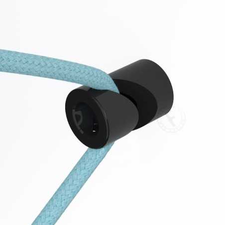 Gancho en V de madera para cable textil | FABRICA TU LÁMPARA