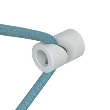 Gancho en V de madera para cable textil | FABRICA TU LÁMPARA