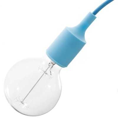 Portalámparas E27 silicona de cuerpo liso