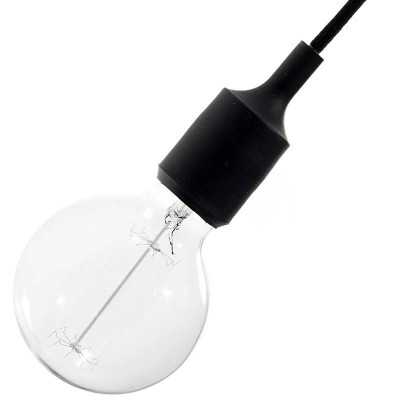 Portalámparas E27 silicona de cuerpo liso