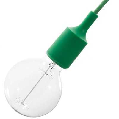Portalámparas E27 silicona de cuerpo liso