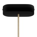 Soporte de madera forma oval 120mm para lámparas