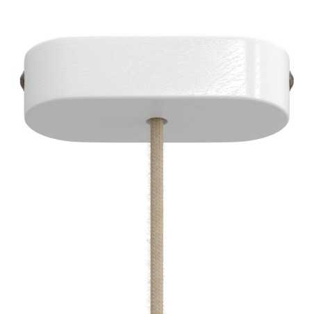 Soporte de madera forma oval 120mm para lámparas