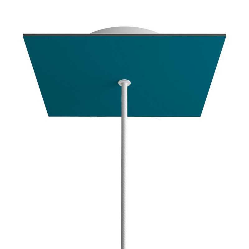 Soporte metal color verde 200mm con 1 orificio