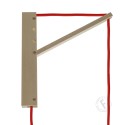 Soporte de pared orientable de madera para lámparas colgantes | FABRICA TU LÁMPARA