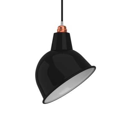 Pantalla de estilo industrial para colgante blanca 300mm x 250mm