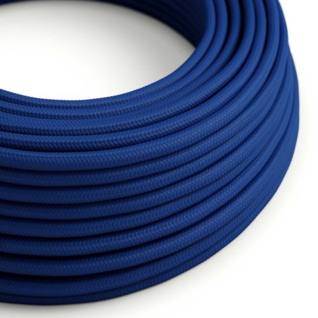 Cable decorativo textil a metros homologado azul marino