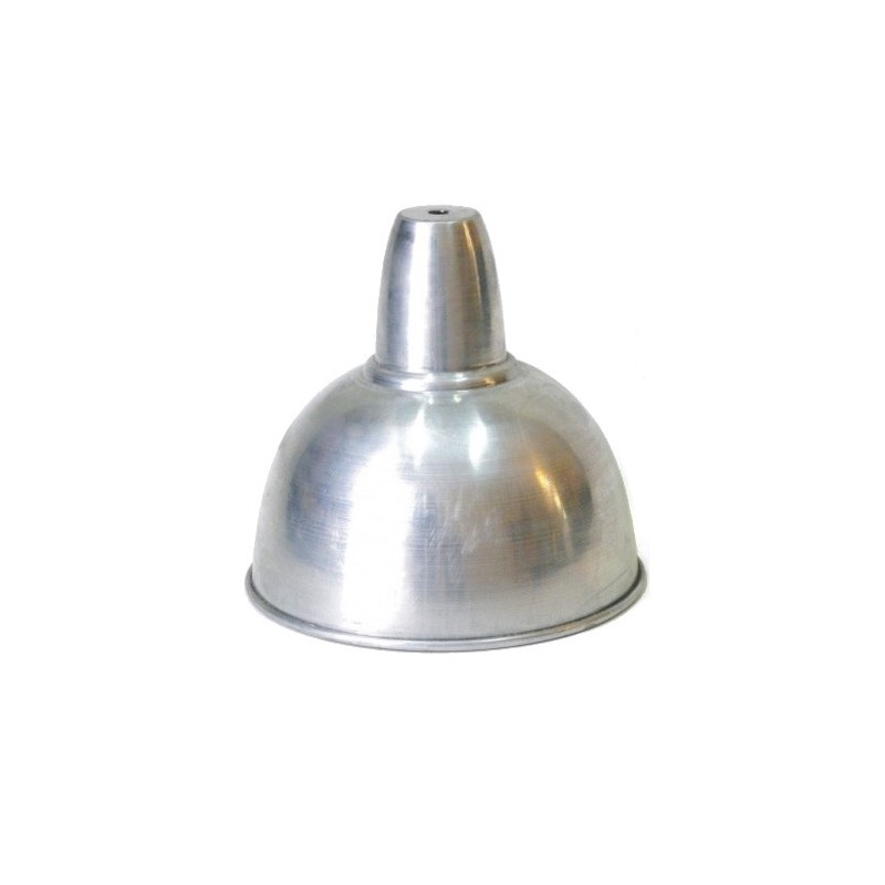 Campana de metal aluminio 210mm alto x 210mm diámetro