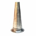 Campana de metal aluminio 250mm alto x 125mm diámetro