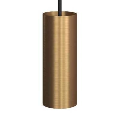 Tubo metálico para foco E14 doble arandela | FABRICA TU LÁMPARA