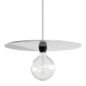 Pantalla de estilo industrial plato color blanco 200mm