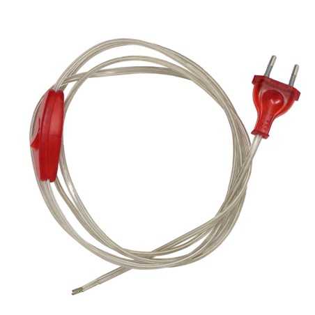 Conexión plástica 170cm interruptor y clavija multicolor
