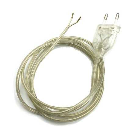 Cable de conexión 3 m con clavija | FABRICA TU LÁMPARA