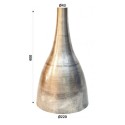 Campana de metal aluminio 400mm alto x 220mm diámetro
