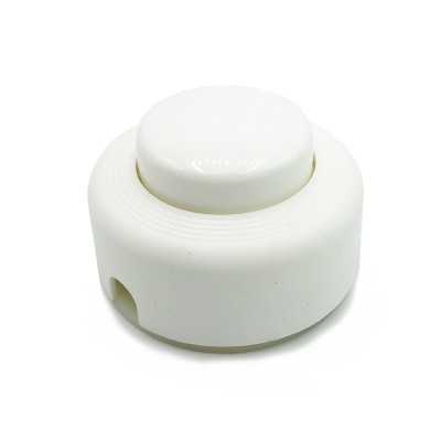 Interruptor de pie negro tamaño mini para lámparas