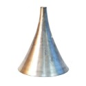 Campana de metal aluminio 200mm alto x 165mm diámetro