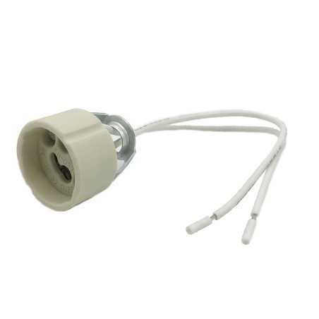 Portalámparas GU10 con puente y cable de conexión