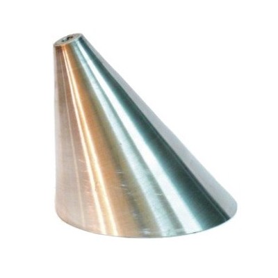 Campana de metal aluminio 145mm alto x 150mm diámetro
