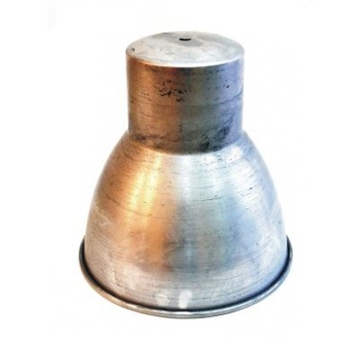 Campana de metal aluminio 210mm alto x 200mm diámetro