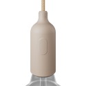 Portalámparas decorativo de silicona con interruptor