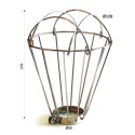 Jaula taller para lámparas 128mm diámetro x 175mm alto