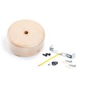 Soporte de madera de 80mm diámetro x 30mm alto
