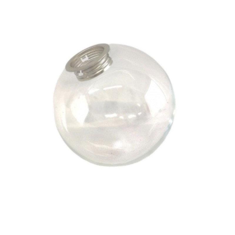 Globo de cristal transparente con entrada roscada E14-G9