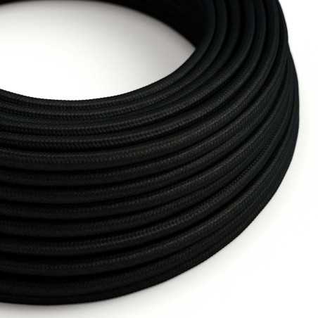 Comprar Cable decorativo textil a metros homologado color negro
