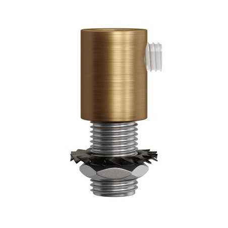 Abrazadera metálica cilíndrica para cable M10x1 | FABRICA TU LÁMPARA