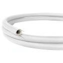 Tubo decorativo semiflexible blanco para instalaciones de luz