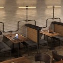 Tubo decorativo semiflexible negro instalaciones de luz