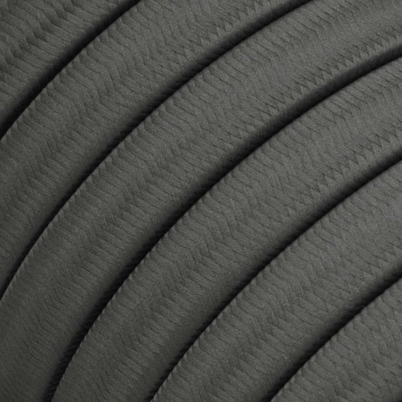 Cable plano de guirnalda exterior color gris oscuro