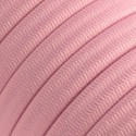 Cable plano de guirnalda exterior color rosa