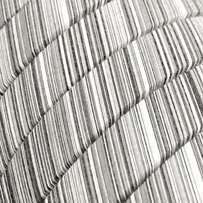 Cable plano de guirnalda exterior algodón negro y blanco