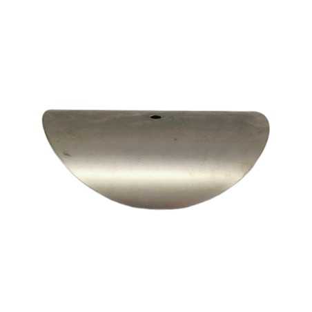 Pantalla de hierro curvada 163mm x 50mm con orificio 10mm