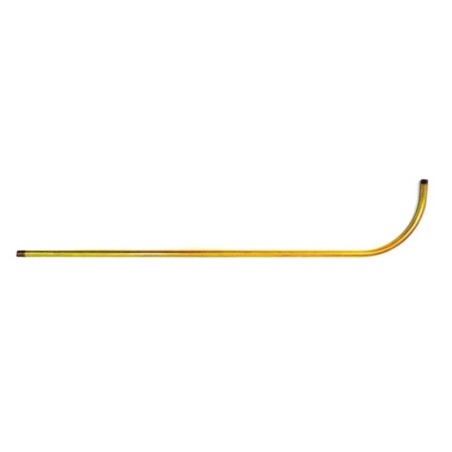 Brazo de latón con extremos roscados de 600mm x 120mm