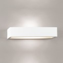 Aplique yeso recto 480mm x 90mm x 120mm doble salida