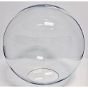 Globo de cristal transparente sin cuello para lámparas