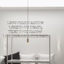 Aplique yeso recto 90mm x 200mm x 90mm doble salida