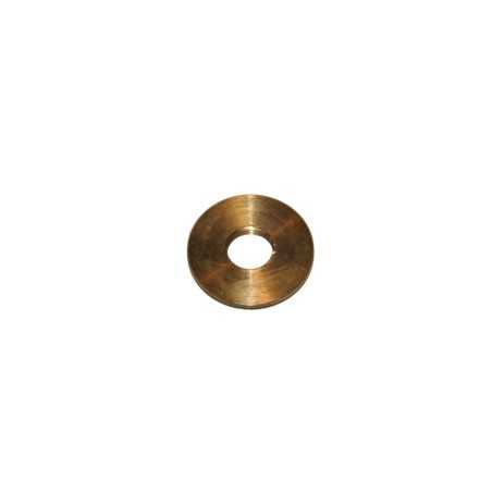 Arandela de metal latonada tipo roscado 40mm diámetro