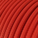 Cable decorativo textil a metros homologado color rojo