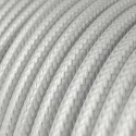 Cable decorativo textil a metros homologado color plateado