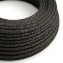 Cable decorativo textil a metros homologado color negro lino