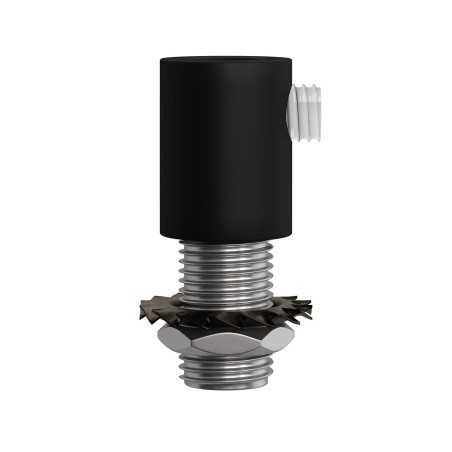 Abrazadera metálica cilíndrica para cable M10x1 | FABRICA TU LÁMPARA