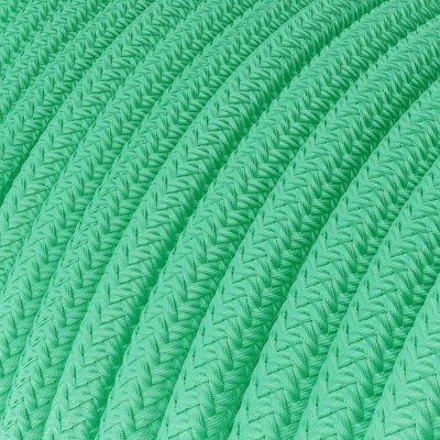 Cable decorativo textil a metros homologado verde opal