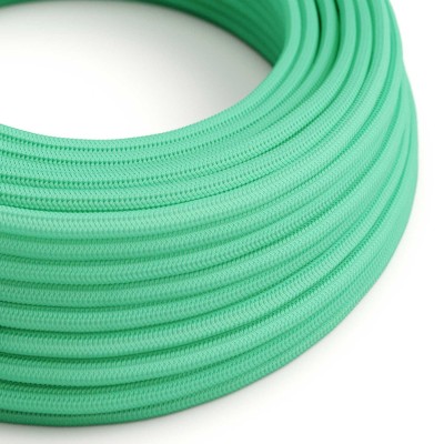 Cable decorativo textil a metros homologado verde opal