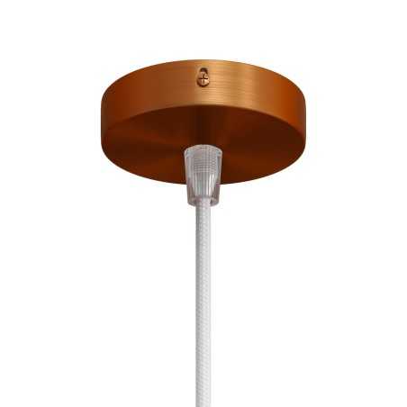 Mini rosetón metálico 83 mm para lámparas | FABRICA TU LÁMPARA