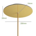 Rosetón redondo personalizable 200 mm | FABRICA TU LÁMPARA