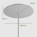 Rosetón XXL 400 mm personalizable para lámparas | FABRICA TU LÁMPARA