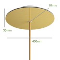 Rosetón XXL 400 mm personalizable para lámparas | FABRICA TU LÁMPARA